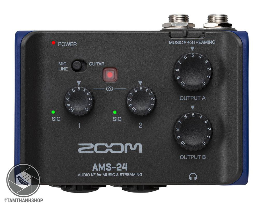 Soundcard Zoom AMS22 livestream nhỏ gọn